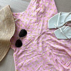 Zara Banana Romper, Sz L